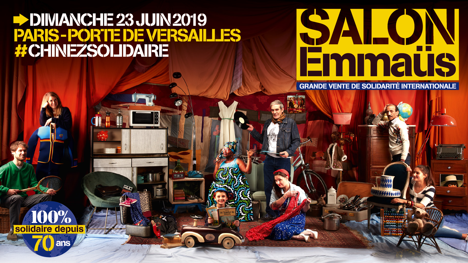 Le salon Emmaüs revient le 23 juin 2019 à Paris - Porte de Versailles
