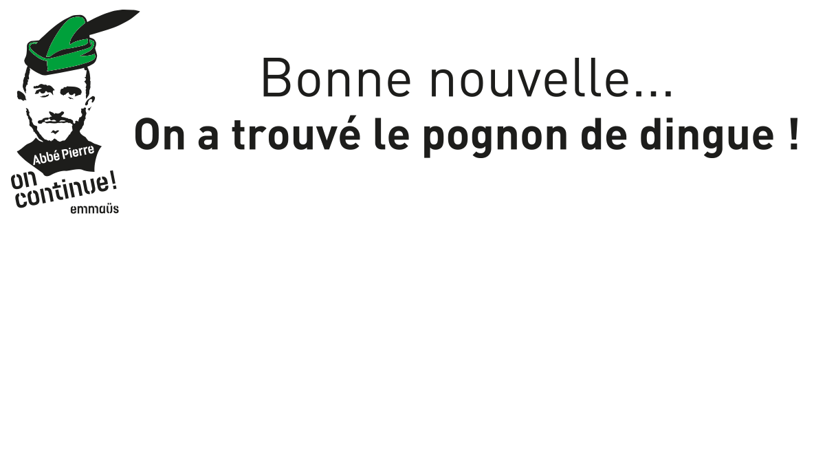 Projet de loi de Finances 2019 :  Emmaüs dénonce  l’injustice en marche !