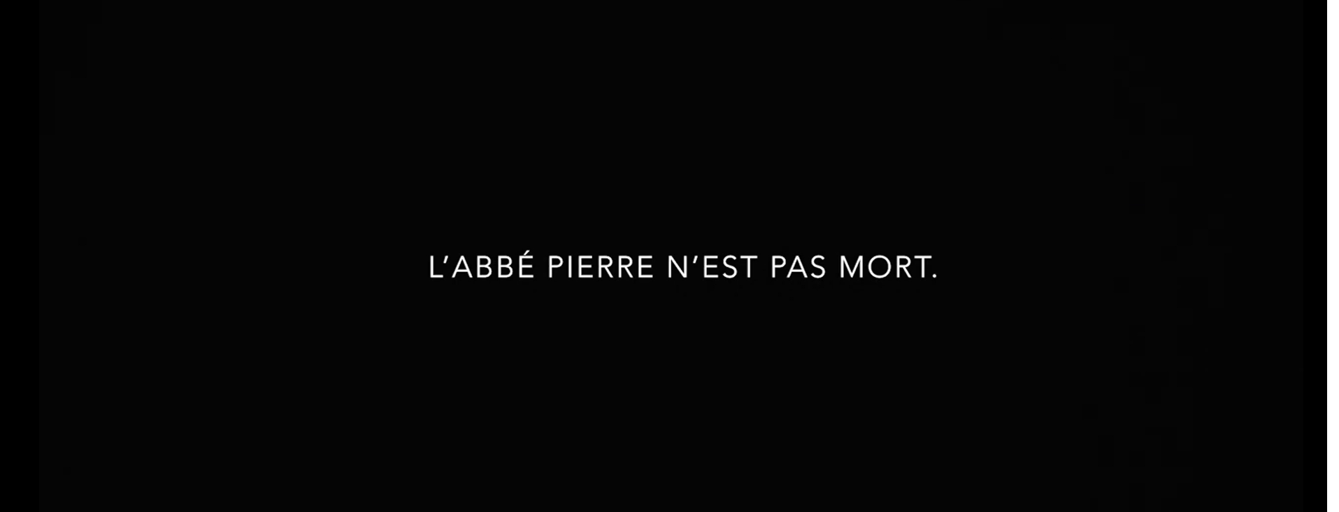 L'abbé Pierre, toujours présent !