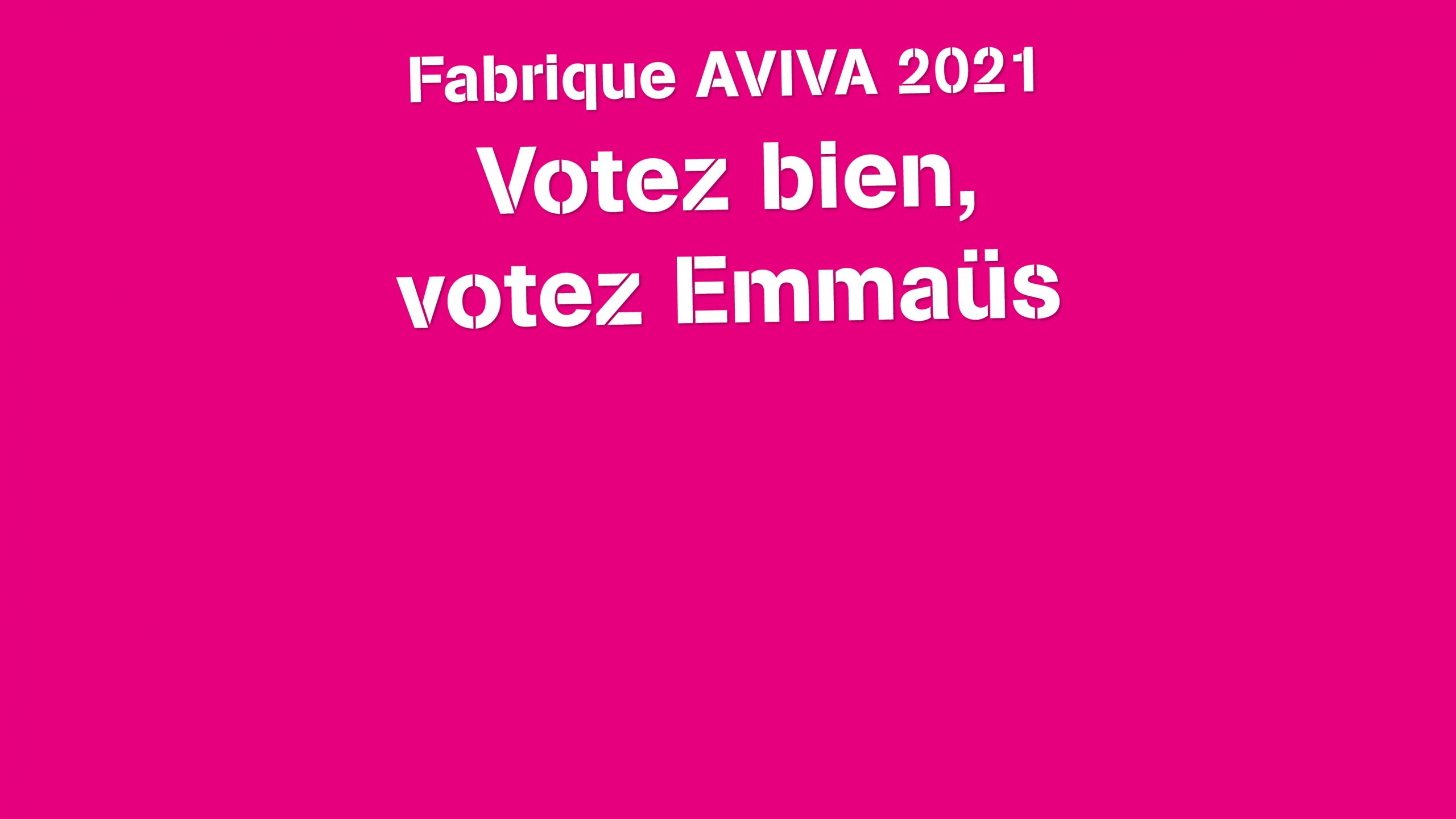 Prix Fabrique Aviva : votez bien, votez Emmaüs !