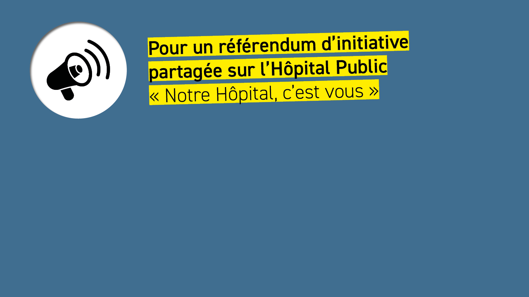 Emmaüs France soutient la proposition de loi référendaire sur l’Hôpital public lancée par l’association « Notre Hôpital, c’est vous ».